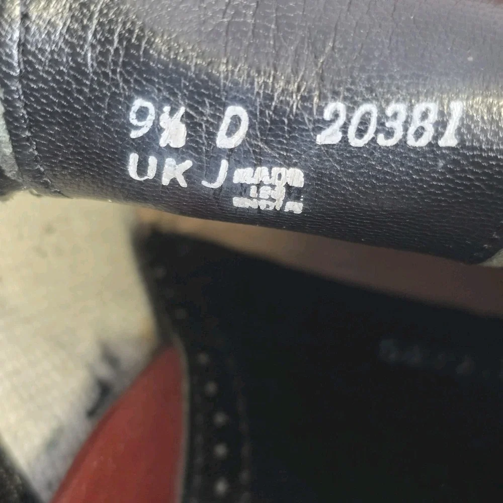 Florsheim Shoes Men's Black Leather Brogue Oxford Wingtip 20381‎ Size 9 1/2 D